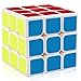 Motier Speed Magic Cube Puzzle, White, 56 mm