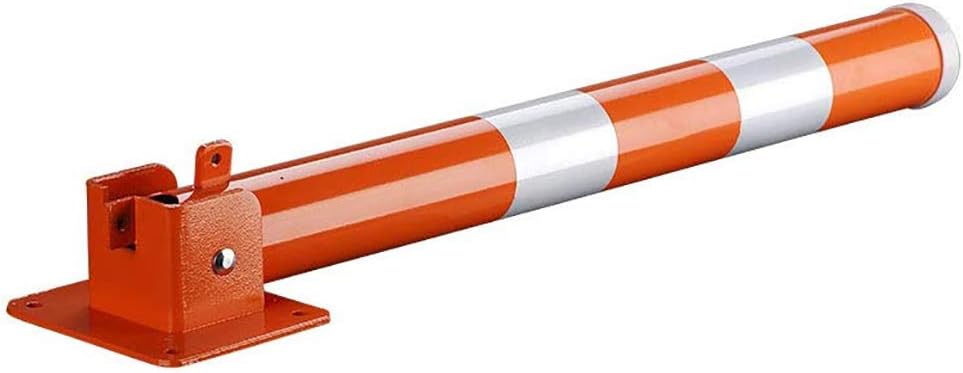 ZLLZM Parking Barrier,Foldable Lockable Anti-Pressure Parking Interceptor,Manual Parking Space Lock with Lock,3 Key,600 × 60Mm