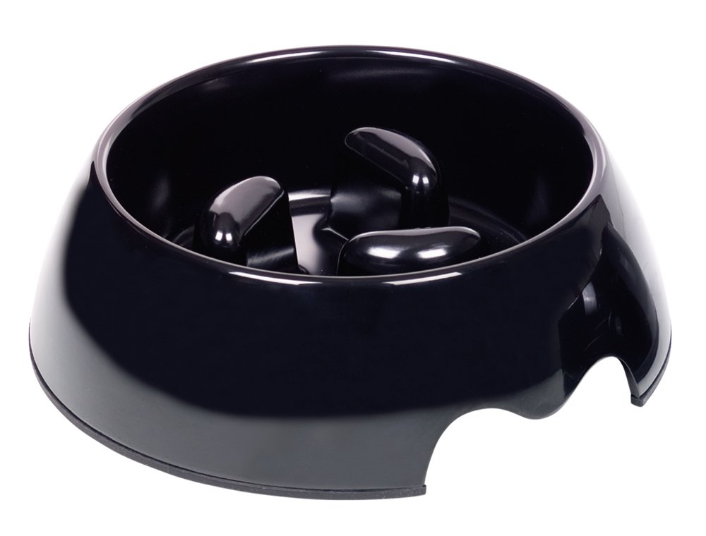 Nobby Anti-Gulping Bowl, 22 x 7.5 cm, Black