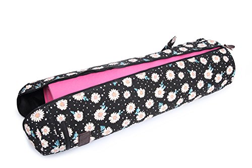 Boence-Yoga-Mat-Bag-Full-Zip-Exercise-Yoga-Mat-Sling-Bag-with-Sturdy-Canvas-Smooth-Zippers-Adjustable-Strap-Large-Functional-Storage-Pockets-Fits-Most-Size-Mats