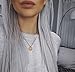 Happiness Boutique Women Circle Necklace Rose Gold Minimalist Rose Gold Necklace with Circle Charm Geometric Design