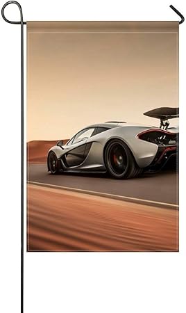 Amazon Com Donggan Garden Flag Mclaren P1 Supercar Speed Desert 12x18 Inches Without Flagpole Garden Outdoor
