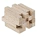 MONICO: 4 Sizes Balsa Wood Stick Unfinished Woodcraft Square Wooden Stick Dowel Rod for Model Making