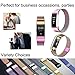 GEAK Bands Compatible with Fitbit Charge 2, Milanese Stainless Steel Replacement Strap Bands with Magnetic Closure for Fit bit Charge 2 Small Colorful