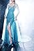 NIYIGEJI Womon Halloween Cosplay Frozen Elsa Princess Costume Stage Costume blue/S