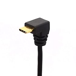 GLHONG 25CM USB Type C Extension Cord Gold Plated