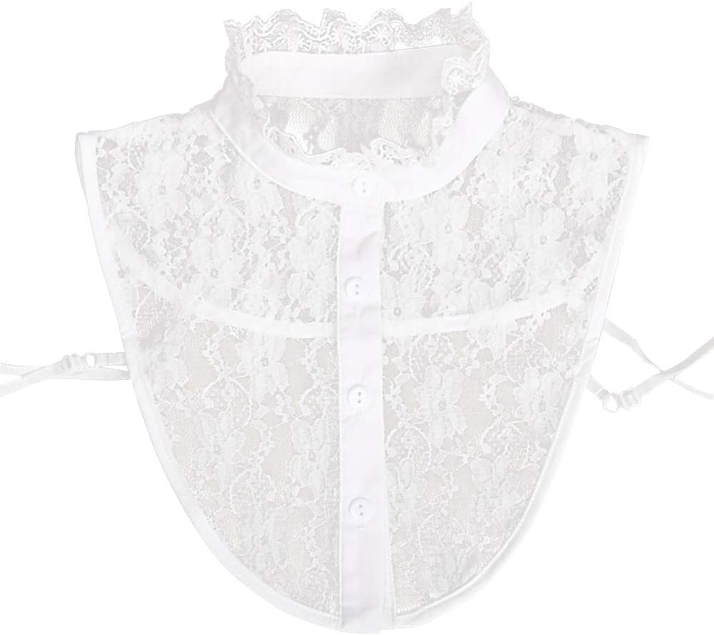 Joyci Korean Women's Stylish Detachable Half Shirt Blouse False Fake Doll Collar