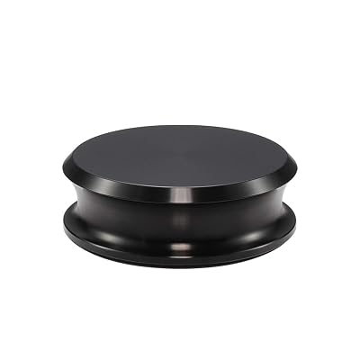 Record Weight Stabilizer by FEMELI,Turntable Weight Clamps-Low Profile to Fits Under Dust Cover of Turntable Vinyl Disc LP Record Player (Black)