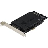 Sedna - PCI Express (PCIe) Dual 2.5 Inch SATA III (6G) SSD Adapter (Short Double Side SSD Version) (with Built in Power Circuit, no Need SATA Power Connector, Best for Mac), SSD/HDD not Included