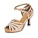 TTdancewear Women Rhinestone Ballroom Dance Shoes Latin Salsa Performance Dance Shoes