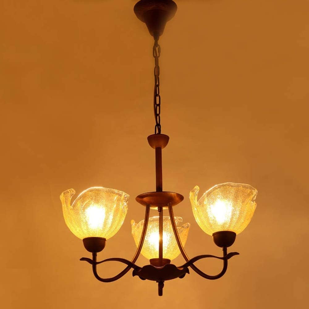 Piezas para el hogar 3 luces Sala de estar vintage Candelabro Arte de