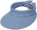 Simplicity Golf Visors Women UV Protection Wide Brim Beach Sun Hat,Denim Blue