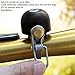 Retro Bike Bell for Adults Womens Kids, 1Pcs Vintage Road Bycicle Handlebar Stainless Steel Spurcycle Bells Brass Mountain Bikes Horn for Cycling Riding, Bike Bells, Black