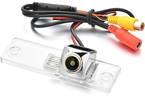 aSATAH AHD 720P/CVBS Car Rear View Camera's Fisheye Lens License Plate Camera with RCA Cable & Vehicle Camera for Toyota 4Run