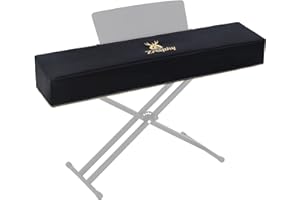 Zreephy Piano 88 Keys Keyboard Dust Cover with Music Stand Opening of Zipper Design, Dust Proof Cover Compatible for Yamaha P35 P45 P48 P71 P85 P95 P105 P115 P125 Digital Pianos Keyboards