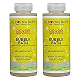 California Baby Calendula Bubble Bath | No Tear | Pure Essential Oils for Bathing | Hot Tubs, or Spa Use | Moisturizing Organic Aloe Vera and Calendula Extract |(13 fl. ounces) 2 Pack