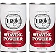 SoftSheen-Carson Magic Razorless Shaving for Men, Magic Extra Strength Shaving Powder, for Coarse Textured Beards, formulated for Black Men, Depilatory, Helps Stop Razor Bumps, 5 oz (Pack of 2)