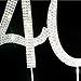 40Cake Topper | Premium Bling Rhinestone Diamond Gems | 50th Birthday or Anniversary Party Decoration Ideas | Quality Metal Alloy | Perfect Keepsake