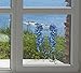 Seahorse Pair - Stained Glass Style - See-Through Vinyl Window Decal - Yadda-Yadda Design Co. (2-Pack) (Blue Pair)