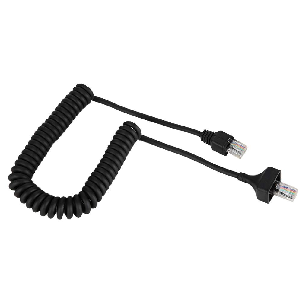 Yanmis 50cm 8-Pin Flexible Mic Cable for Radios