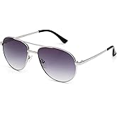 Viva Women's Sunglasses, Shiny Light Nickeltin/Gradient Smoke