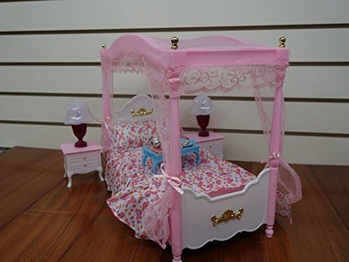 [Huaheng Toys] Huaheng Toys Barbie Size Dollhouse Furniture Master Bed Room Set 1312852 [parallel import goods]
