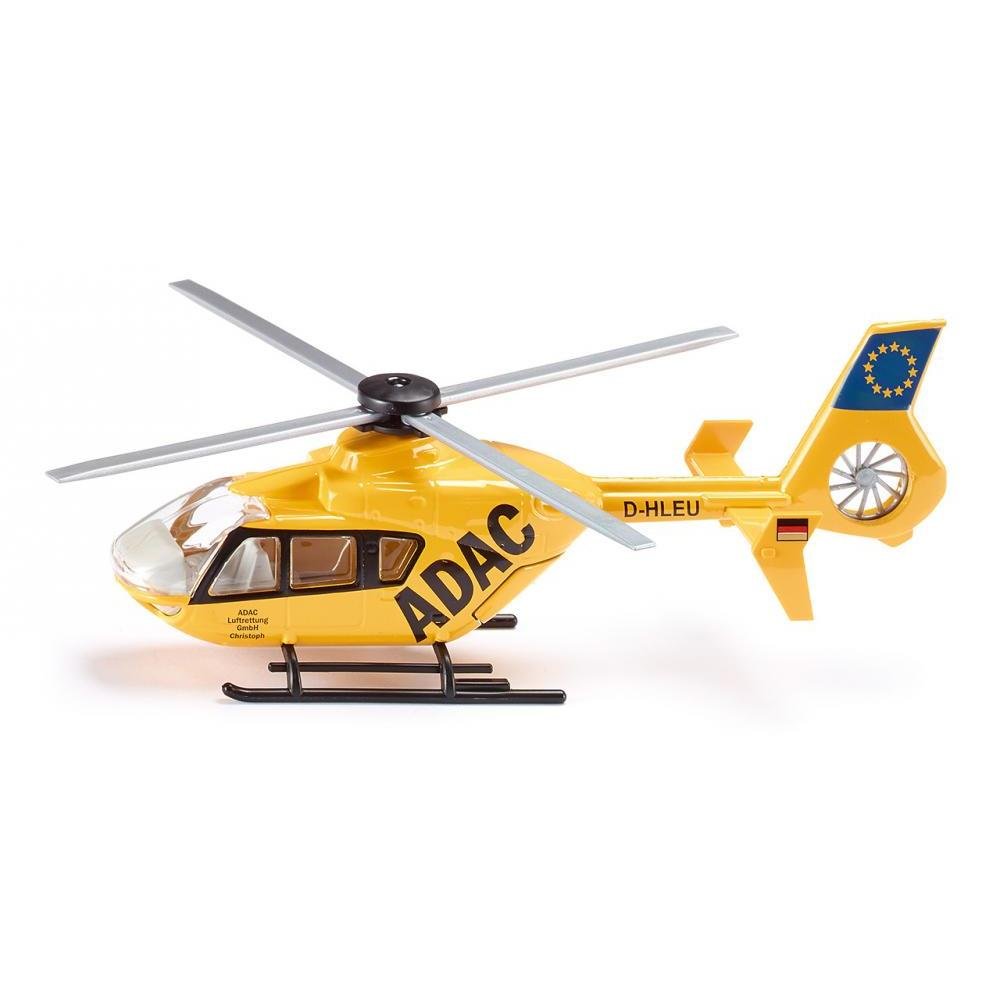 siku 2539, Rescue Helicopter, 1:55, Metal,Plastic, Yellow, Rotating rotors