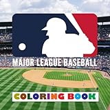 Major League Baseball Coloring Book: Super coloring book containing every logo from MLB - Original birthday present / gift idea. by 