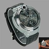 HJX Novelty Real Watch With Collectable Butane Cigarette Cigar Lighter
