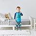 Gerber Baby Four-Piece Cotton Pajama Set, Dino, 12 Months