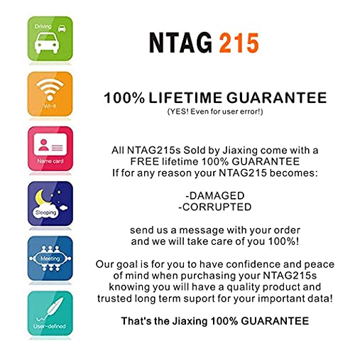 50 Pieces NFC Tags NFC Cards NTAG215 Blank Printable NFC Card ISO Size PVC Cards NFC Chip ...