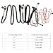 HUIQIAODS H11 880 881 H8 Universal 40A Relay Wiring Harness Kit Fits LED Automotive Fog Light Conversion Assemblies