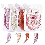 Sumeitang 4 Color Glitter Lip Gloss Base