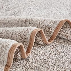 EMME Fuzzy Fleece Warm Throw Blanket 50"x60" Ultra