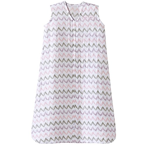 HALO 100 Cotton Muslin Sleepsack Wearable Blanket, TOG 0.5, Pink