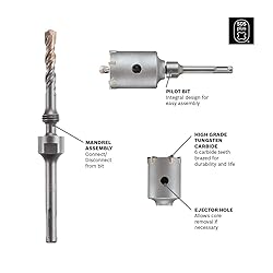 Bosch T3919SC 4 -3/8 in. Carbide SDS-Plus SPEEDCORE