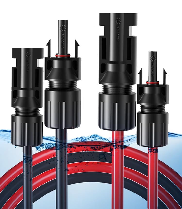 Solarsys® - 5m Solar Cable 4mm², With PV Connector, Solar Extension Cable 12AWG MAX DC 1500V, IP68 TUV certification, 5m — image 1