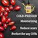 Precious Rosehip Seed Oil Organic Cold Pressed 4fl Oz, Origins Moisturizer For Face, Scar Treatment, Anti Wrinkle - Dilated Black Premium Makeup Sponge and Rose Gold Beauty Blender Holder