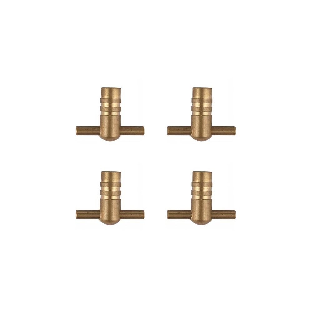 New Radiator Key Bar Head Polished Brass Pack Qty 4