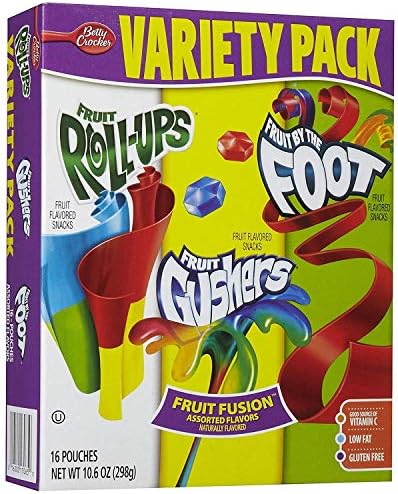 Fruit Snacks Variety Pack, 16 ct - PACK OF 3