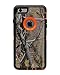WallSkiN Turtle Series Cases for iPhone 6 Plus / iPhone 6S Plus (Only) Full Body Protection with Kickstand & Holster - Pinus (Tree Bough/Orange)