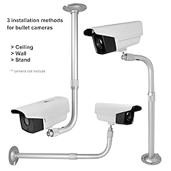 Universal Bullet Security Camera Mount Bracket, 1/4
