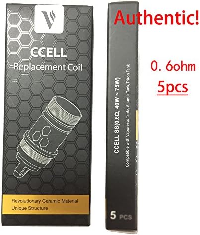 5pcs Authentic ĆCELL 0.6 COIĹs For Ṽäporesso Ţärget Pro As/pire Åtläntis and Ţřiton Ţänk Kït