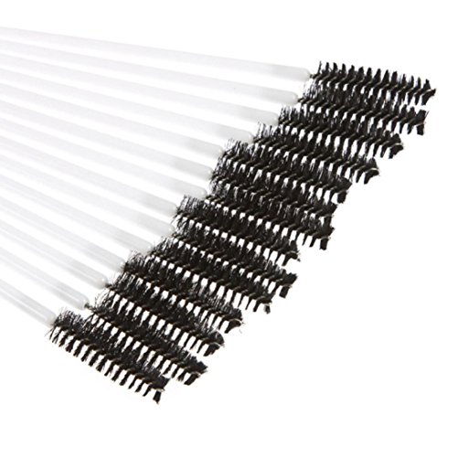 Creazy(TM) 50pcs Disposble Eyelash Brush Mascara Wands Makeup Cosmetic Tools (Black) - Thumbnail 4