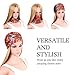 Multi-use Headband Bandana, MoKo Lightweight Sports Headwear Versatile Moisture-wicking Head Wrap, Seamless Breathable Hair Band, Can Use As Balaclava, Helmet Liner, Neck Gaiter & More, Boho Orange