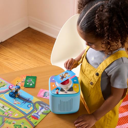 TONIES Sky Blue Toniebox 2 Play Set with PAW Patrol Chase Tonie, Tonieplay Game, Tonieplay Controller