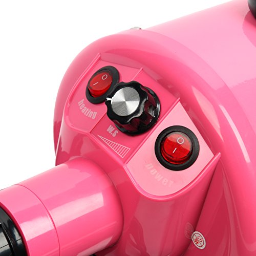 image for YaeCCC Portable Dog Cat Pet Grooming Dryer 2400w Salon Blow Hair Dryer