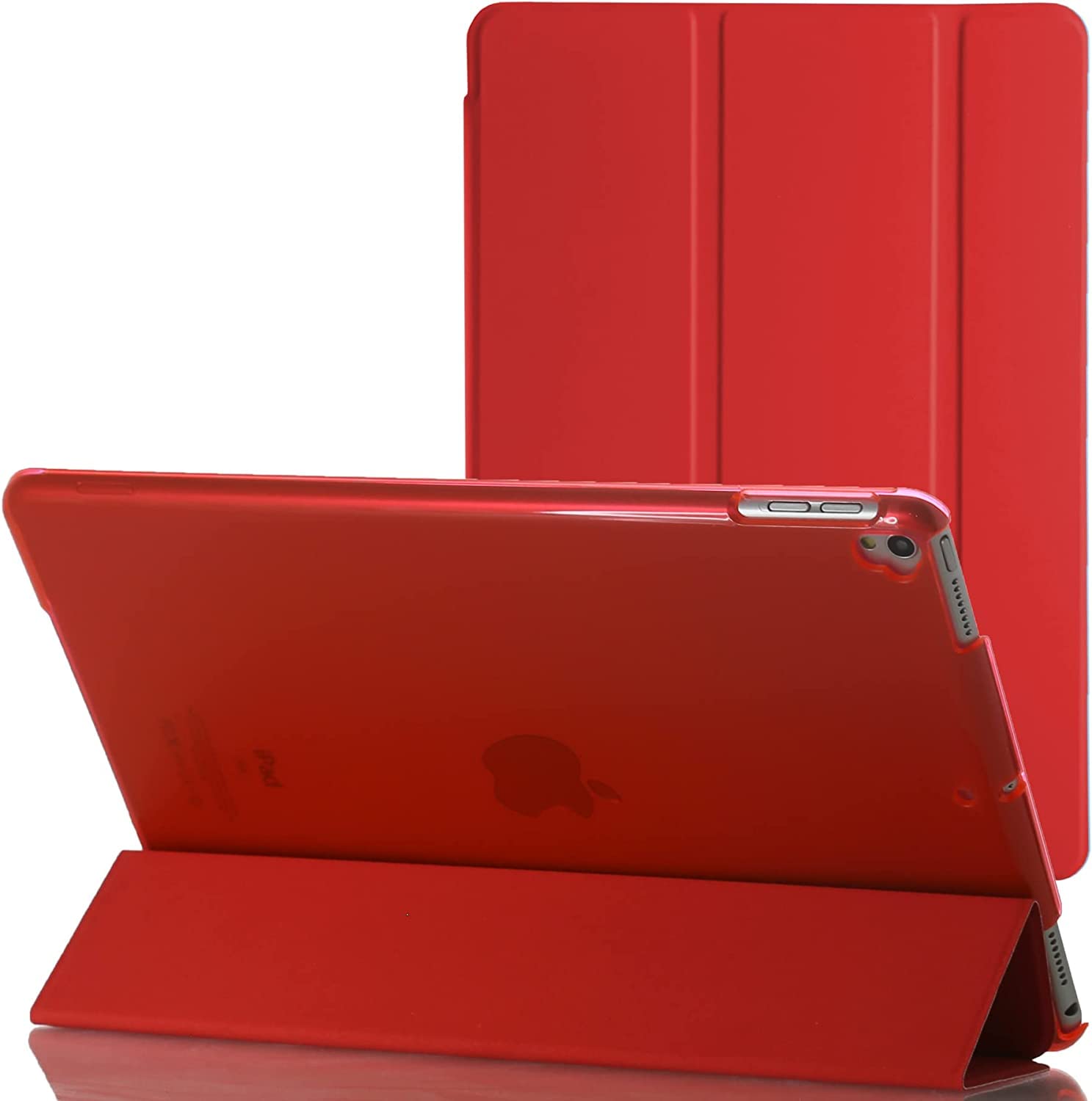 Smart Magnetic Case For New Apple iPad 10.2" (9th Generation 2021) (8th Generation 2020), (7th Generation 2019) Ultra Slim Magnetic Cover (Red)