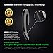 YOERM YR-T10 Ear-Hook Wireless Bluetooth Headset, Open Ear Headphones Non Bone Conduction, Non in-Ear Earbuds (Black Single Ear) Long Press 5 Seconds for Pairing