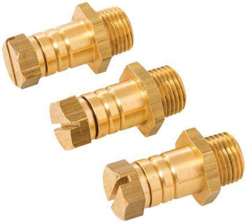 Dickie Dyer 735073 Pressure Test Nipple 3pk , Black, Klein